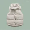 Abrigo de plumón para niños y niñas, chaqueta cálida de invierno, chaleco de pana gruesa de 2 a 10 años, moda 2023, versión coreana, ropa para niños