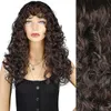 yielding New type wig for women with small curls micro curls multi-color long curls chemical fiber high-temperature silk wig sets