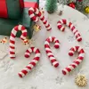 Dekoracje świąteczne 1Box Dekoracje domowe Bożego Narodzenia Duże lizak cukierka laska choinka wisząca wisiorek noel świąteczne prezenty