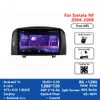 2DIN 9 인치 비디오 안드로이드 램 6G ROM 128G 현대 소나타 NF 2004-2008 용 멀티미디어 플레이어