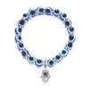 Colliers pendentif colliers mauvais œil collier pour femmes porte-clés bracelet de perles bleues turques lunettes faites à la main charmes B Dhgarden Dhgco