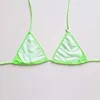 Costumi da bagno da donna Shuizhamou Marca 2023 Summer Style Solid Bikini Sexy Fashion Two Piece String Beachwear Commercio all'ingrosso unico