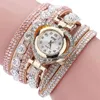 Wristwatches Women Sparkling Bracelets Wristwatch Ladies Fashion Quartz Watch Diamond Watches Casual Dress Clock