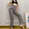 Abbigliamento da palco Pantaloni da ballo latino Donna Adulta Gamba larga Pantaloni larghi a vita alta Ballo da sala Valzer Pratica Dancewear Donna DNV15453