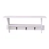 Hangers Entryway Wall Hooks With Shelf Coat Laundry For Over Washer Or Dryer Large Stainless Steel Dish Rack Cup Drying