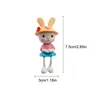 Decorations 4PcsSet Doll Little Hanging Feet Rabbit Interior Decoration Cute Creative Gift Tabletop Ornament Car Accessories AA230407