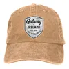 Baskenmützen Galway Irland Eire Geschenk Distressed Irish Souvenir Baseballmütze Cowboyhut Spitzen Bebop Hüte Männer und Frauen