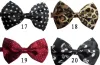 100pclot Dog Apparel polyester silk butterfly pet cat puppy dog bow tie PE05 ZZ