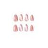 False unhas 24pcs Pressiona destacável Pression