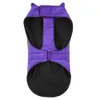 Winter Jacket for Dogs Soft Fleece Lining Extra Warm - Pet Coat for Hiking Reflective Lightweight Dog Vest for Small Medium Large Dogs,Purple