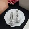 Designer Boucles D'oreilles Vivian De Luxe Femmes Bijoux De Mode Boucle D'oreille En Métal Perle Boucle D'oreille cjeweler Westwood Femme 654DWewdswe