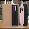 4Pcs Adjustable Elastic Band Pen Holder PU Leather Sleeve Pouch For Hardcover Journals Christmas Gift Detachable Durable