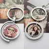 Keychains 10PCS Sublimation Blank Keychain Metal Heat Transfer Board Key Rings For DIY Sivler 2 Shapes