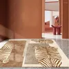 Teppiche Moderne Nachahmung Rindsleder Wohnzimmer Dekoration Teppich Hause Zebra Muster Studie Garderobe Schlafzimmer Nachttisch Rutschfester Teppich