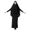 Etnische kleding Islamitische Khimar Kleding Moslim Face Cover Bonnet Lange hijab Maxi Dress Loop Sjalf Vrouwen Hoofddoek Abaya gewaden Kimono