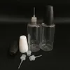 Needle Bottle 10ml PET Long Thin Metal Tip Plastic Dropper Bottles with Caps Jllwd