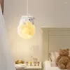 Lampade a sospensione ZK50 Moderno Semplice Orso LED Lampadario Camera da letto Comodino Camera dei bambini Decorazione della casa