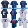 2023 Custom 7 Dansby Swanson Jersey 24 Cody Bellinger Seiya Suzuki Andrelton Simmons Nick Madrigal Marcus Stroman Willson Ian Happ Jason Men Baseball Youth Baseball