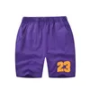 Children's Summer Solid Color Shorts Size 23 Basketball Nickel Pants Sports Casual