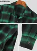 Koszule męskie Indet Inderun męskie Polo Polo Button Long Tlee Autumn Street Clothing Casual Men's Loose Fashion Casual Camisas S-5xl 230408