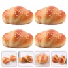 Party Decoration 4 PCS Sandwich Simulated Bread Mother Small Home Decor Fake Simulation Realistic Food