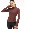 Autumn and Winter New Yoga Jacket Coat Fitness Suit Running Slim Fit Show Thin Sports High Elastic Jacket Top Spring