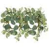 Decorative Flowers 2 Pcs Candlestick Ring Bride Outdoor Spring Wreath Berry Twig Silk Leaf Festival Christmas Decorations On The Table