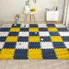 Baby Rugs Playmats 16/24Pcs Baby EVA Foam Play Puzzle Mat Black and White Interlocking Exercise Tiles Floor Carpet And Rug for Kids Pad 30*30*1cm 231108