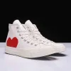 Canvas Shoes 1970s Mens Commes Des Garcons Play Chuck 1970 캐주얼 신발 소녀 Tayler vulcanized 운동화 소년 스케이트 보드 여성 스케이트 크기 35-44