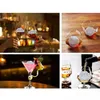 Glassverktyg Rose Diamond Shape Cube Mold 3D Big Silicone Whisky Wine Cool Down Maker With Lid Easyrelease Freezer Tray Kitchen Tool 230407