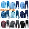 23 24 Survêtements de football City Survêtement de football Costume d'entraînement HOMMES Kit enfants 22 23 Haaland DE BRUYNE FODEN GREALISH Sportswear Survatment Chandal Set