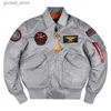 Herrenjacken Neue Martin Flight Pilot Jacke Männer Winter Assessment Squadron Lose Mantel Winddicht Baseball Mantel Taktische Oberbekleidung Q231109