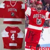 Jay O'Brien Lane Hutson Boston University Terrier 2023 Frozen Four Hockey Jersey Jack Page Devin Kaplan Brian Carrabes Domenick Fensore Boston University Jersey