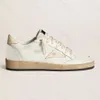 Zapatos Diseñadores Golden Mujeres casuales súper estrella Nuevo zapato de lanzamiento de lanzamiento Italia de zapatillas Sequín Classic White Do Old Dirty Men Lace Up 35-46