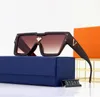 2023 Tasarımcılar Güneş Gözlüğü Kadın Erkek Güneş Gözlüğü UV Koruma Gözlükleri Mektup Plaj Retro Kare Güneş Cam Kutu ile Gündelik Gözlükler Çok İyi