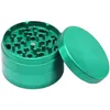 Manual Herb Tobacco Grinders Smoking Metal Hand Mechanical Grinders Cutting Leaves Device 40mm to 63mm