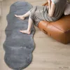 Carpets Fur Rug For Bedroom Plush Nordic Living Room Carpet Black Fluffy Home Floor Mats Kids Bed Room Bedside Ornaments Rugs