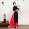 Abbigliamento da palcoscenico Costume da danza popolare cinese Costume da donna Hanfu Cheongsam Abito tradizionale per abito da esibizione