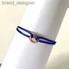 Moda 316L Pulsera de cadena de anillo Trinity de acero inoxidable tres anillos Correa de mano pulseras de pareja para mujeres y hombres joyería de moda marca famosa