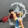 Figurines d'action Anime Monkey Luffy Roronoa Ace Pvc Action Model Series Cool Stunt Toy Gifts 230407