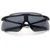 Modesolglasögon Unisex Ridsolglasögon Halvbåglösa Anti-UV-glasögon ihålig design Adumbral Personlighetsglasögon
