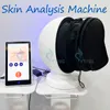 Teste de pele facial análise de pele máquina analisadora de pele salão de beleza sistema de diagnóstico facial com relatório de teste