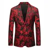 Garnitury męskie Hoo 2024 Autumn Jacquard Blazer Youth Business Casual PO Studio Pography