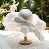 Copricapo Francese Luce Lusso Elegante Sposa Matrimonio Studio Po Con Trucco Modellazione Campione Pografia Garza Cappello a Cilindro Esagerato