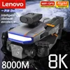 Drones Lenovo P18 Drone 8K Professinal With Three Camera Wide Angle Optical Flow Localization Four-way Obstacle Avoidance Quadcopter Q231108