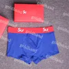 New Pure Cotton Men Underpants Designer Soft Breathable Printed Boxers Shorts Male Sexy Underwear 3pcs/lot