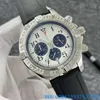 Montre de luxe Breit pour hommes, cadran bleu, chronographe à Quartz japonais, 45mm, Avenger Hurricane SEA, bracelet en cuir, montres AAA, montres-bracelets en verre Hardlex Orologio Uomo