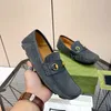 Mens Shoes Luxury Brand Men Loafers Designer Genuine Leather Dress shoes Moccasins Light Breathable Slip on Driving shoes