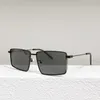 2023 Novos óculos de sol de grife de luxo Home ins Moda Personalidade Metal Box Chaowang Red Óculos de sol do mesmo estilo Masculino bb0195
