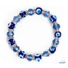 Perline Alla moda Semplice Malocchio Relius Fascino Perline blu Braccialetto fortunato Migliore abbinamento Turco per gioielli con consegna a goccia Bracciali Dhgarden Dht7R